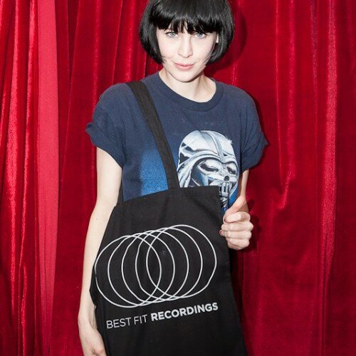 Best Fit Recordings: Black Tote Bag